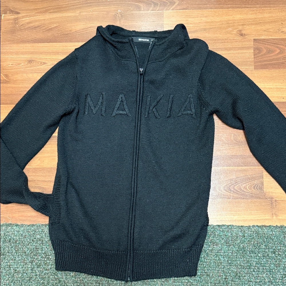 Madonna Wool Blend Full Zip Cardigan